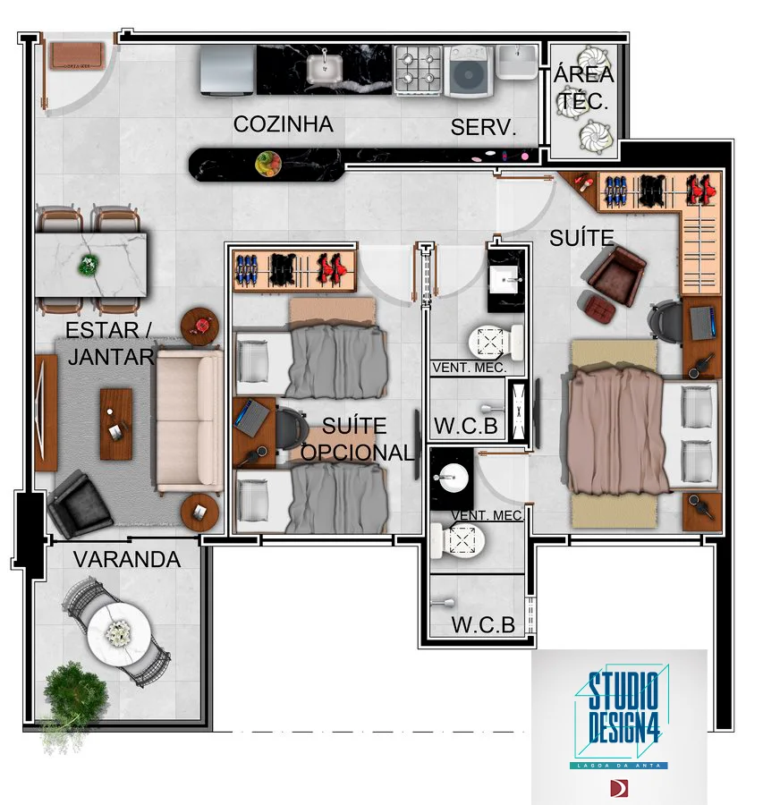 Apartamento · Terminação 01