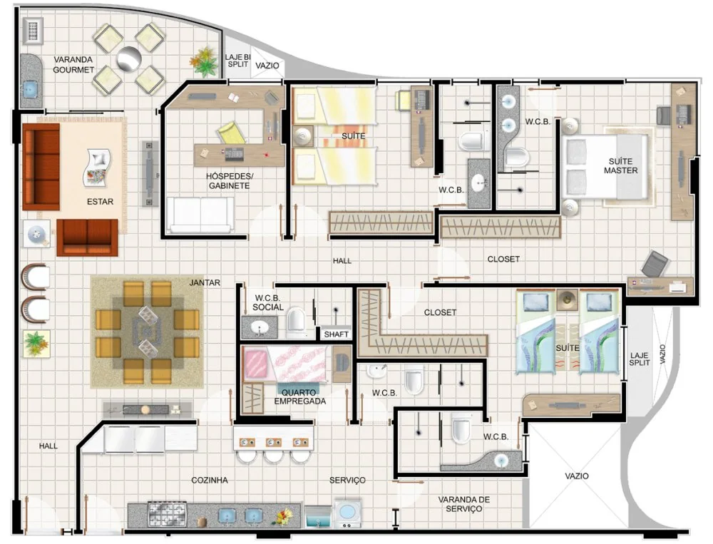 Classic · perspectiva do empreendimento
