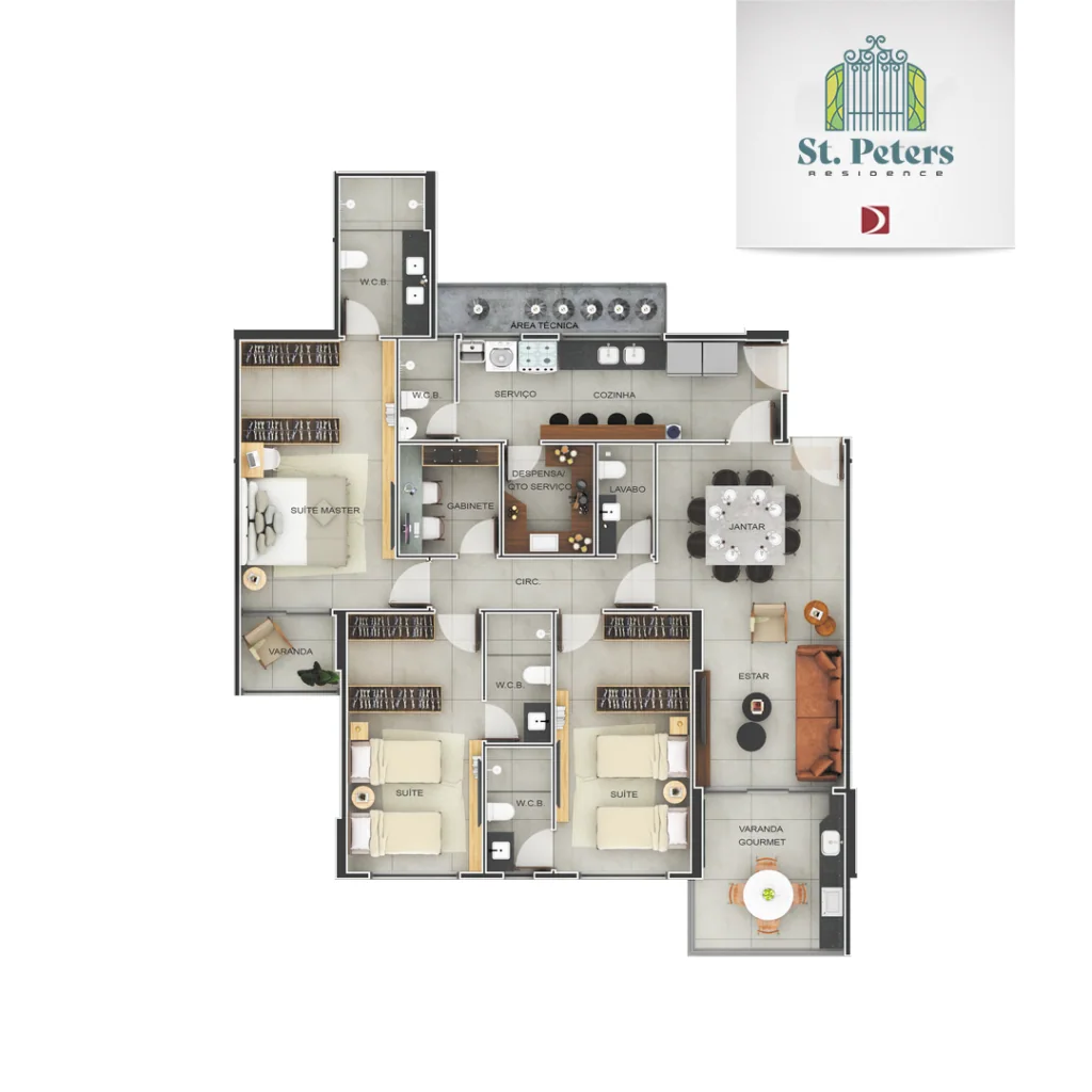 Apartamento · Terminação 03