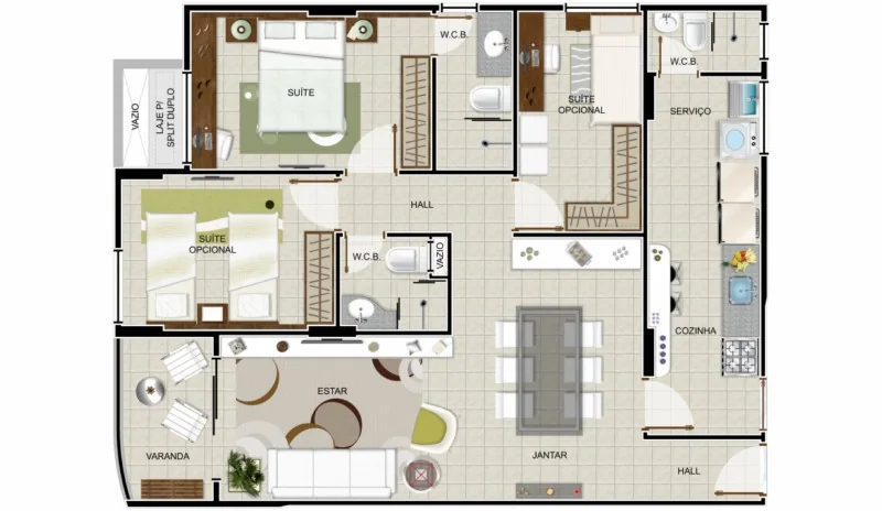 Luna Dorata · perspectiva do empreendimento
